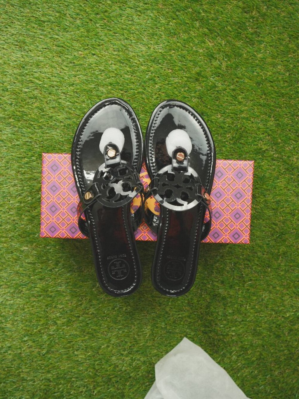 Tory Burch black Miller sandals